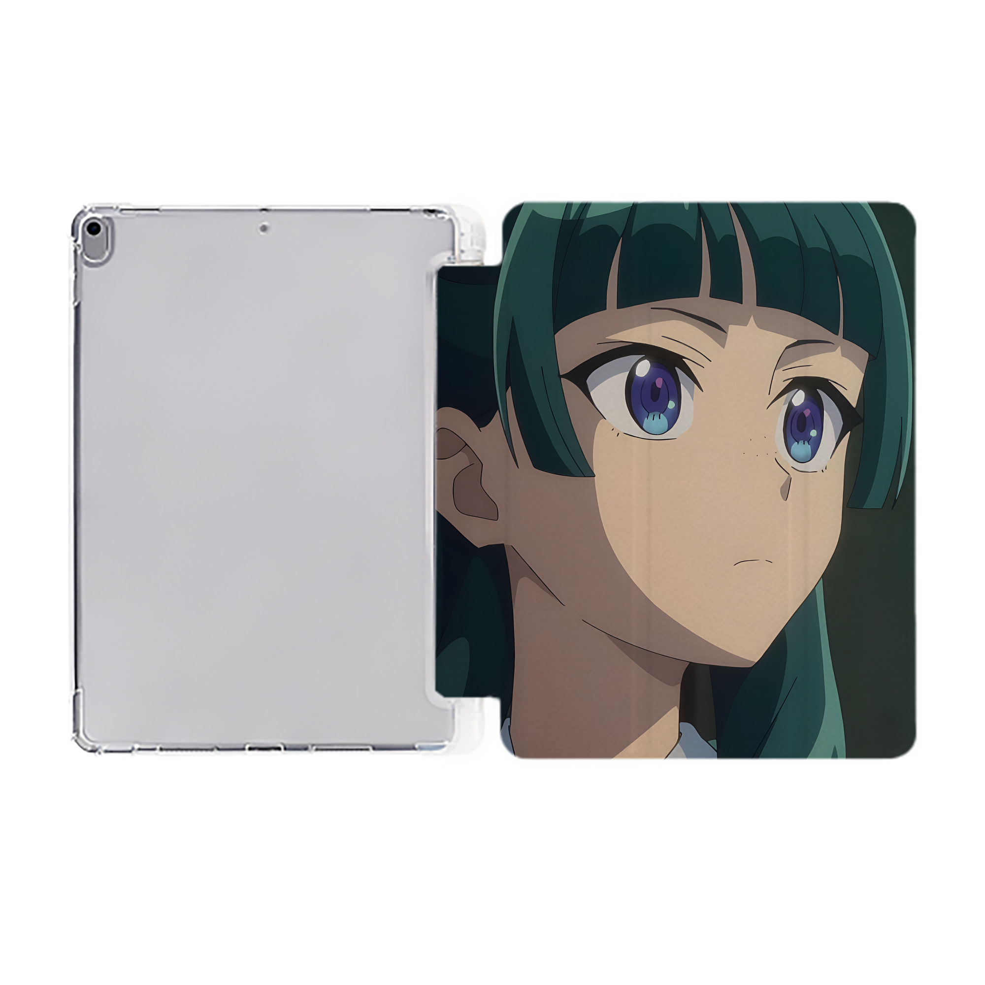 （画像用） 薬屋のひとりごと The Apothecary Diaries IPad ケース ペン収納付き 三つ折りスタンド PUレザー×シリコン 対応機種9.5/10.5/10.9インチ